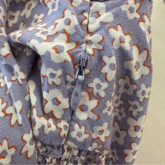 Auguste The Label Women’s Short Sleeve Lavender Floral V-Neck Jumpsuit Sz 10 GUC - Picture 8 of 12